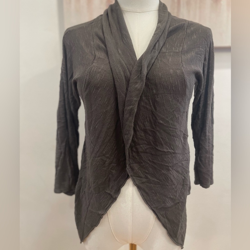 Xhilaration Charcoal Grey Drape Cardigan Preloved‎